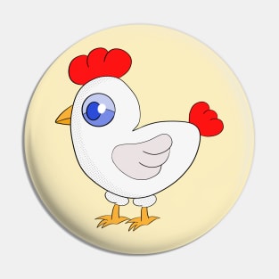 A smart chicken Pin