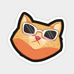 Cat With Shades #2 Magnet