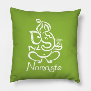 Namaste Ganesh  Indian Elephant Shirt Pillow