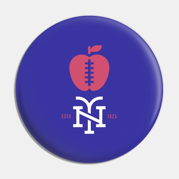 The Big Apple Football, NY Giants Super Bowl Run Pin by BooTeeQue