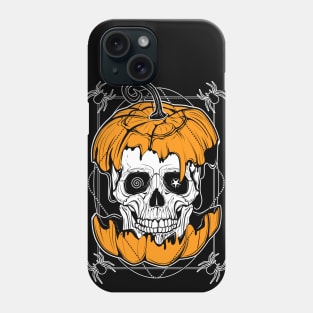 Skull-Pumpkin-Halloween Phone Case