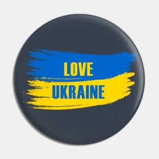 Love Ukraine Pin