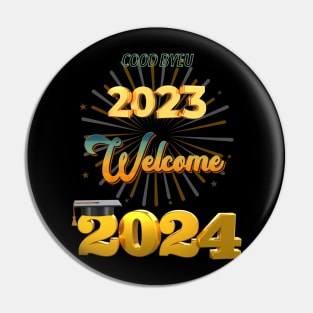 New year 2024 Pin