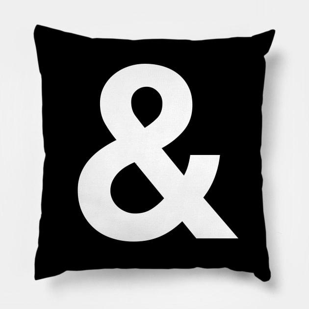 Ampersand Pillow by MotivatedType