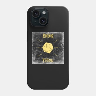 Rolling Yellow Dice Phone Case