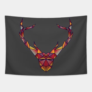 Geometrical Stag Tapestry