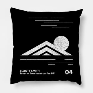 Elliott Smith / From A Basement / Minimalist Design Pillow