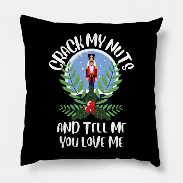 Funny Nutcracker Christmas Pillow by PowderShot