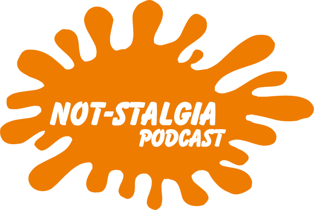 Splat Logo w/ white text Kids T-Shirt by Not-stalgia Podcast