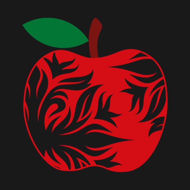 Fruits Apple Art by Hashop