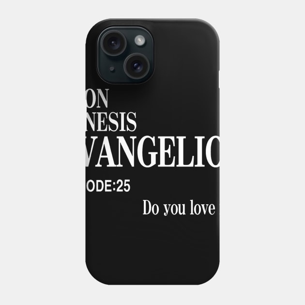 Neon Genesis Evangelion Title Card Phone Case by tsukyuo