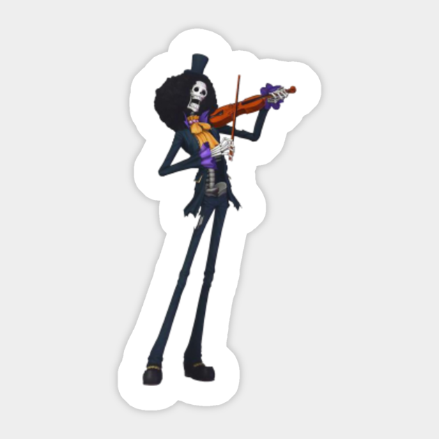 Brook One Piece Brook One Piece Sticker Teepublic
