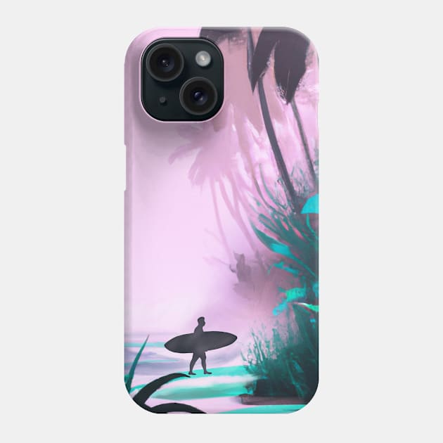 Tropic Surf Phone Case by shipwrecked2020