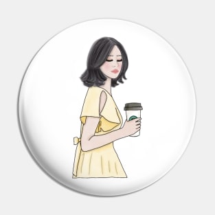 Coffee to go Pin