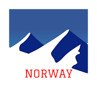 Norway mountain logo T-Shirt