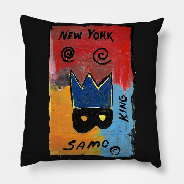 New York Samo Pillow by Sauher