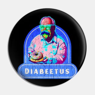 Diabeetus Old Distressed Pin