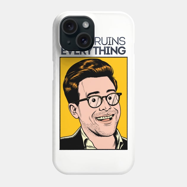 Adam Ruins Everything Phone Case by carbine