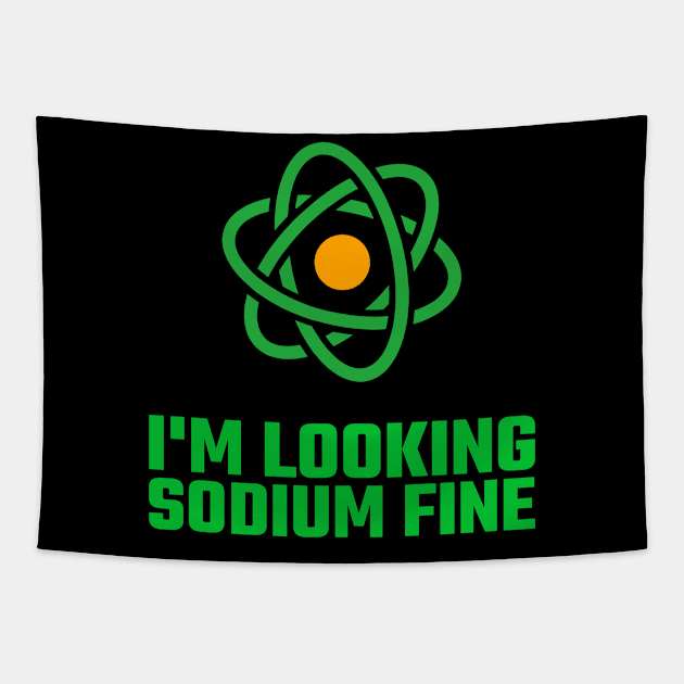 I'm Looking Sodium Fine Tapestry by Chemis-Tees