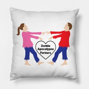 Zombie Apocolypse Partners Pillow