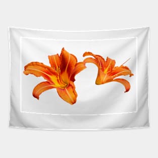 Orange Lilies Tapestry