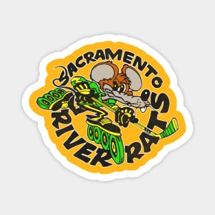 Defunct Sacramento Rats Roller Hockey Magnet