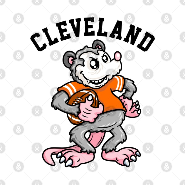 Cleveland Football Possum Fans by PnJ