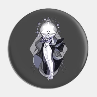 White Diamond Pin