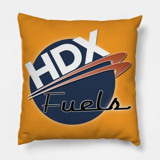 HDX Fuels - Petrol, sundries, tobacco, cigars and MILK! Pillow by guayguay