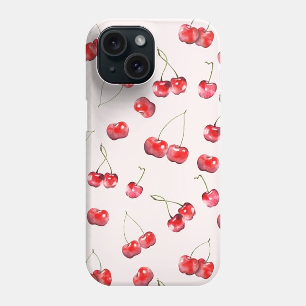 Cherry Pattern Phone Case by Timone