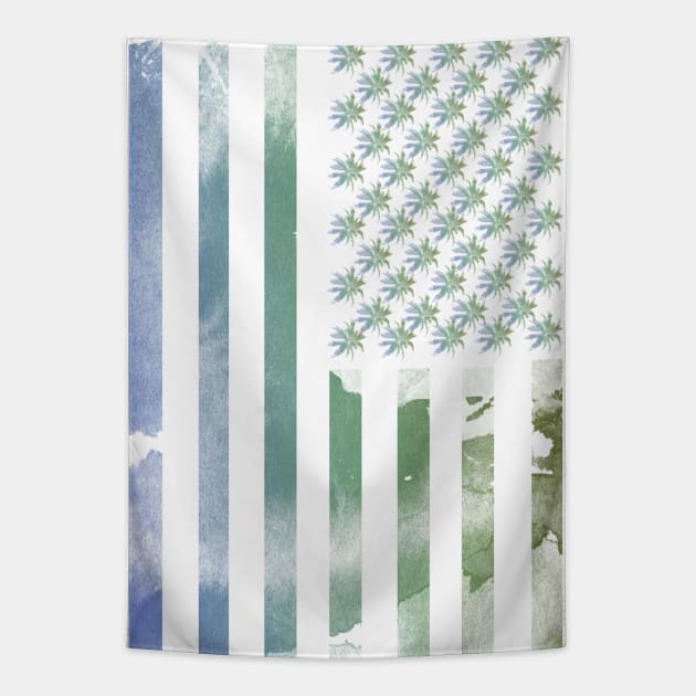 United States Of Tropics Tapestry by ruifaria