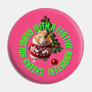 Cheery Holidays Pin