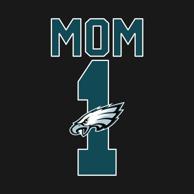 Philadelphia Eagles Number 1 Mom by MOOLTEE