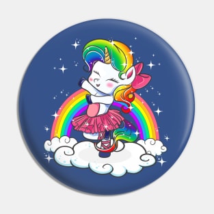 Ballet Unicorn Ballerina Dance Pin