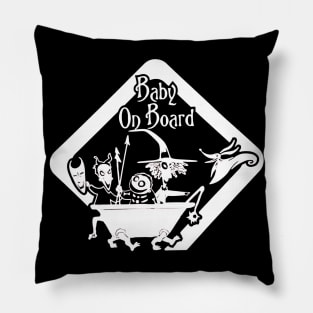 Baby On Board Nightmare Before Christmas Pillow