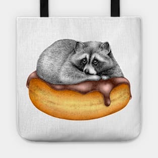 Doughnut Addicted Trash Panda Tote