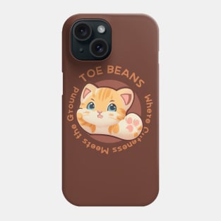 cute kitty with paw Phone Case