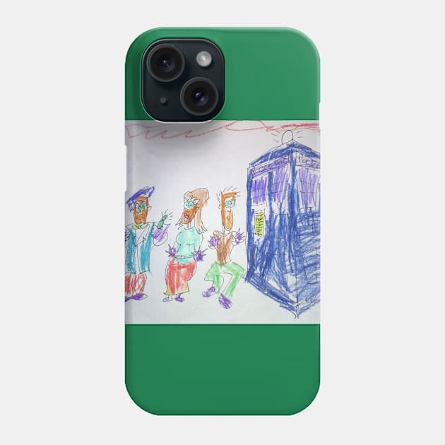 The Doctor and his friends Phone Case by unicronandbear