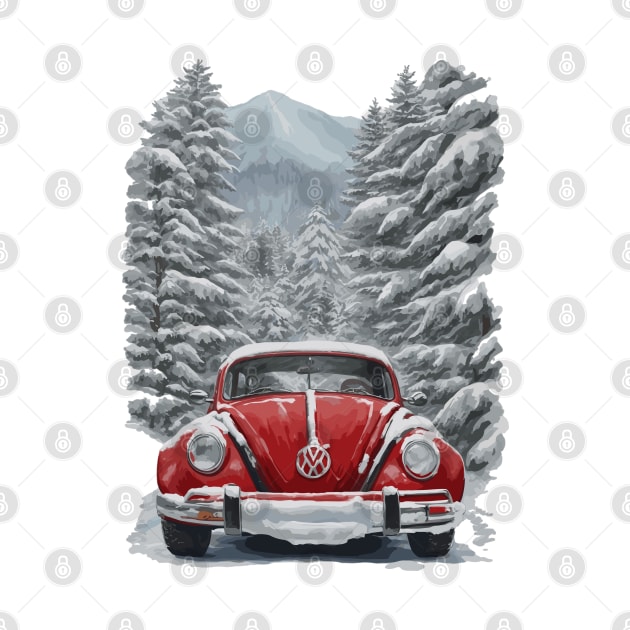 Christmas Car Poster by VENZ0LIC