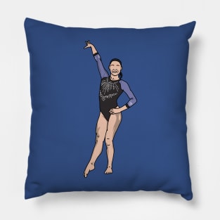 leanne and gymnast Pillow