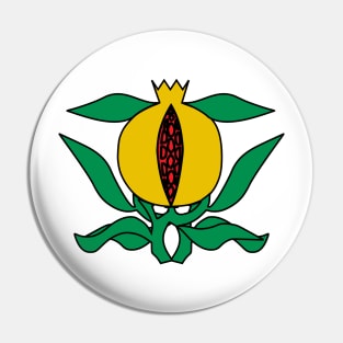 Heraldic pomegranate Pin