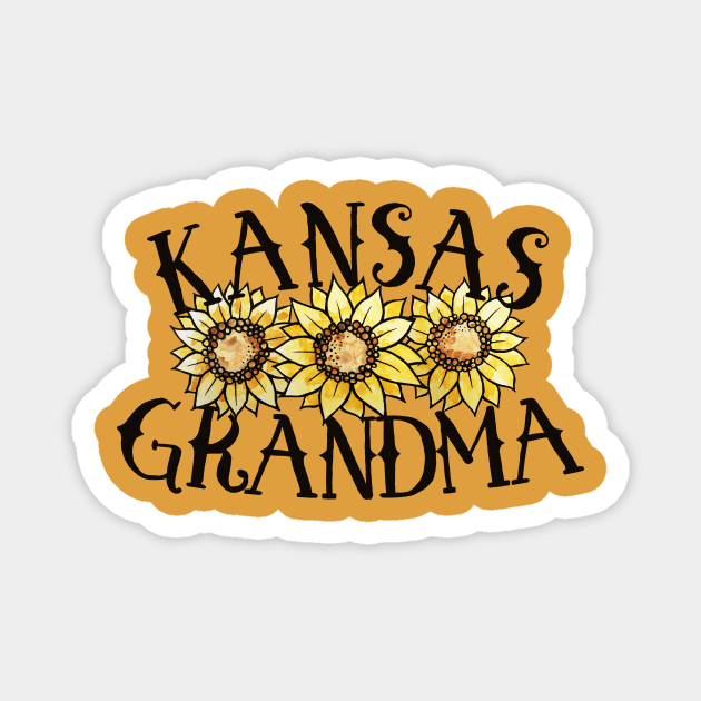 Kansas Grandma Magnet by bubbsnugg