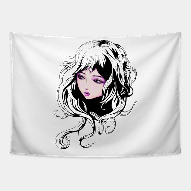 Curly Girl Tapestry by DreamOfDesign