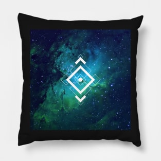 Nebula/geometry Pillow