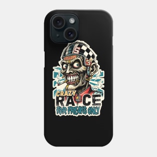 Crazy Race - Zombie NASCAR Phone Case