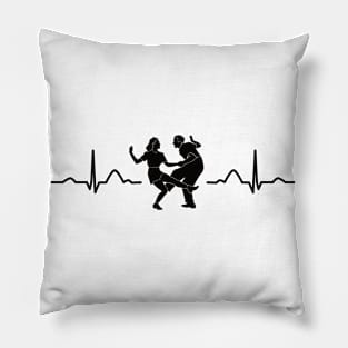 Dance Swing Heartbeat 60s Boogie Woogie Pillow