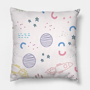 Comics space Pillow