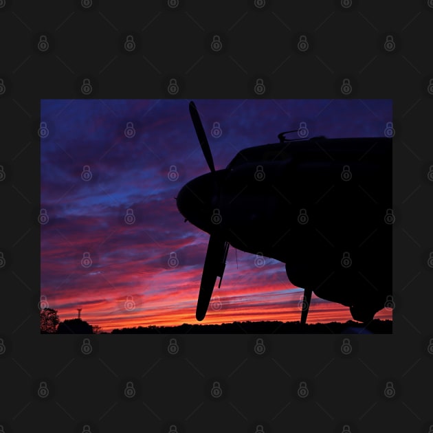 WWII C47 at Sunset by Bierman9