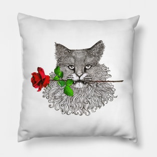 Valentine's Cat Pillow