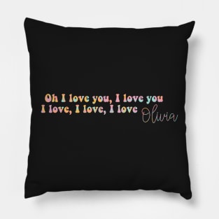 Olivia Lyrics- One Direction Pillow